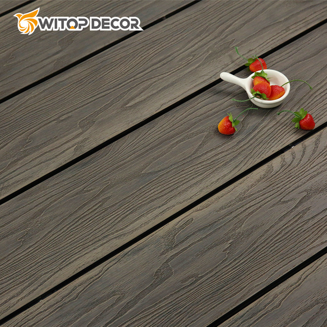 Environmental Plastic 3D Wood WPC Decking Outdoor