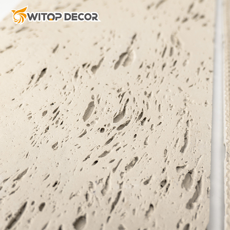 Wall 590*290mm Sandstone Flexible Stone 3D Wallpaper Wall Panel Black