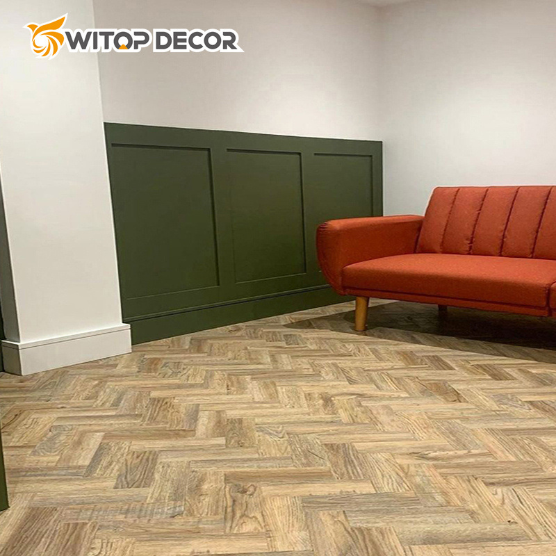Hot Selling Good Quality Wood Color Lvt Easy Install Self Adhesive Flooring