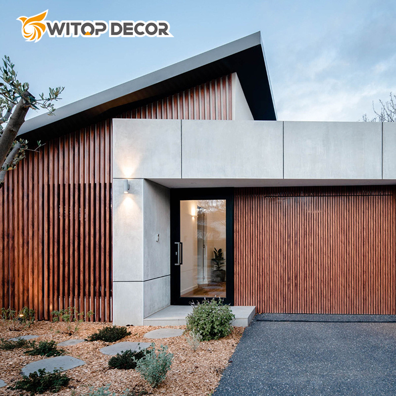 Exterior Co-Extrusion Salted WPC Wall Cladding Waterproof Wood Plastic Composite WPC Wall Panels