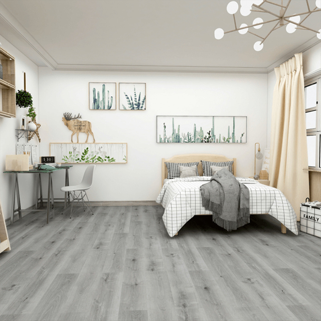 Eco Friendly 8mm 12mm Vinyl Waterproof Wood Spc Flooring
