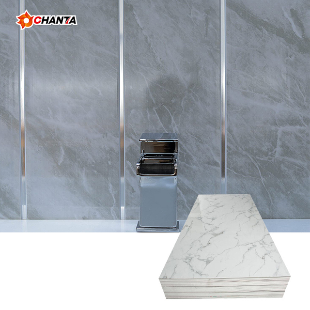 1220*2440mm Decorative UV Panels High Quality PVC UV Marble Sheet Plastic PVC Hard Sheet