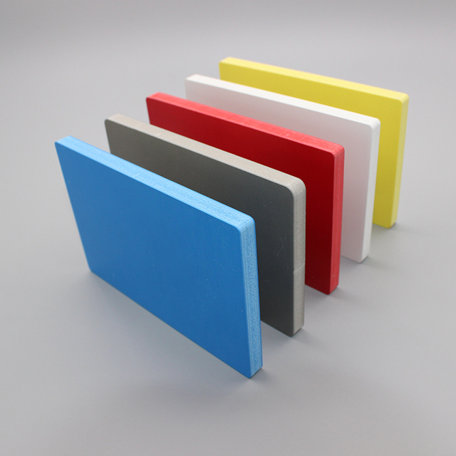 China Wholesale Low Density Colors PVC Foam Board with High Glossy Surface for Advertising