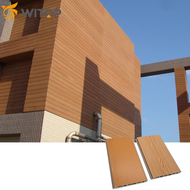 China Factory Industrial Outdoor Wall Panel Clad New Waterproof PVC Wall Paneling Sheets Plastic Exterior WPC Wall Cladding