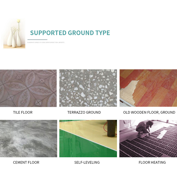 Durable PVC WPC Spc Luxury Vinyl Click Flooring