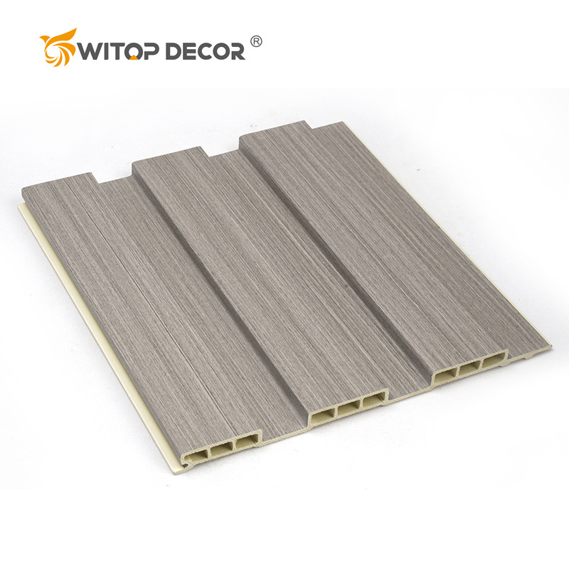 Wood Composite Interior Fluted Panels WPC Wall Panel External Clading