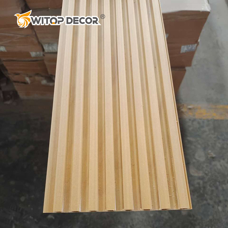 16cm Wholesale Wood Grain Indoor Decor WPC Wall Panel Price