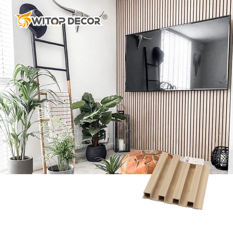 3D Wood Exterior Waterproof Wall Cladding Exterior WPC Board Other Boards Decorative Hollow WPC Wall Panel Wood Paneling