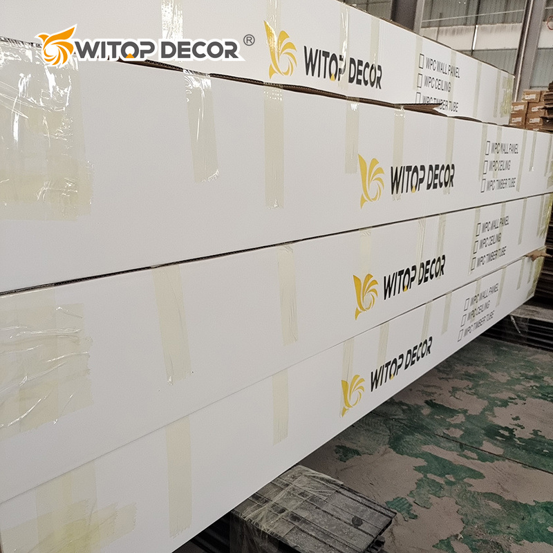 100% Recycled Wood Composite Material Custom Color Wainscoting 3D WPC Wall Panels