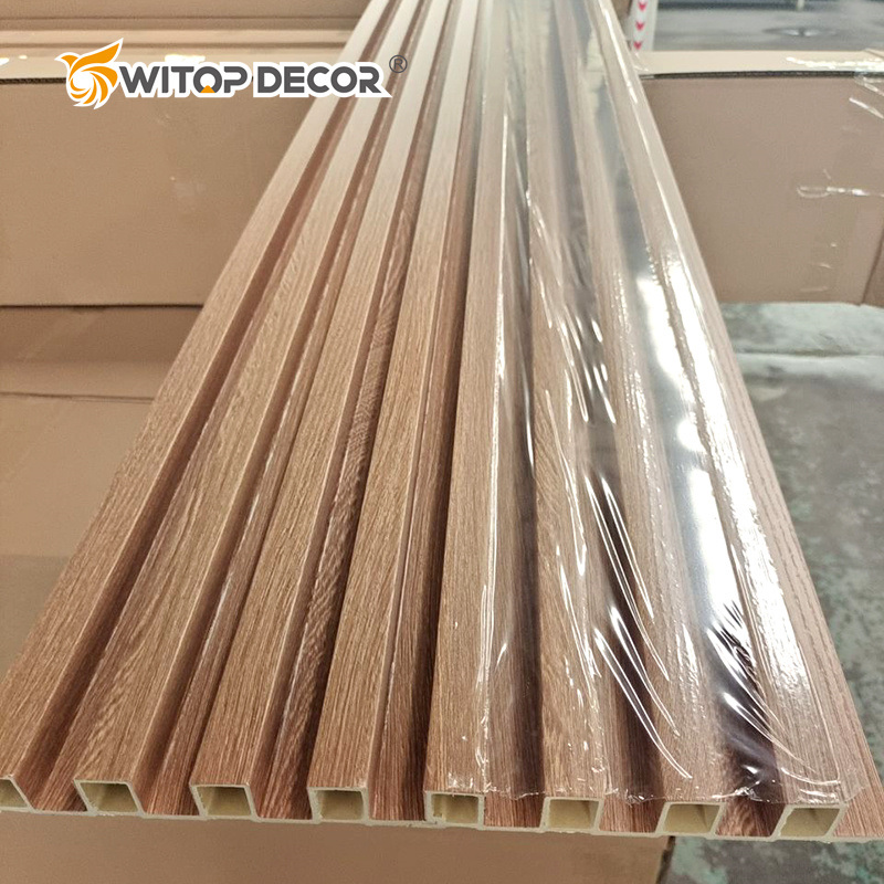 Factory Hot Sale Wood Plastic Composite Interior Decoration Wall Cladding WPC Wall Panel