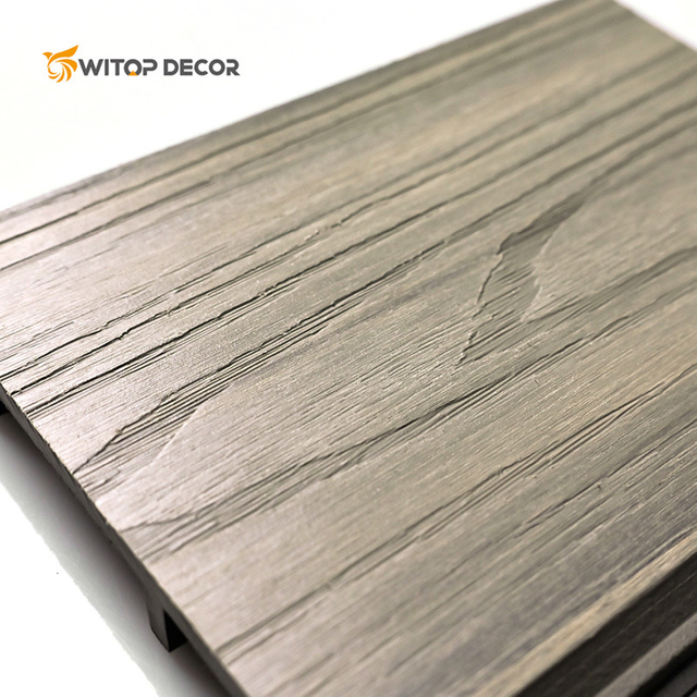 Exterior Co-Extrusion Capped Wood Plastic Composite Wall Cladding