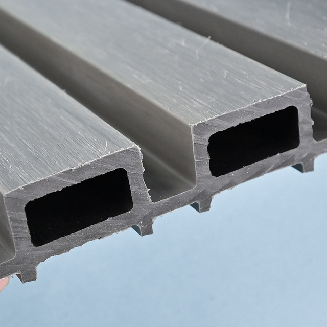 3D Wood Grain Co-Extrusion WPC Exterior WPC Panel Wall