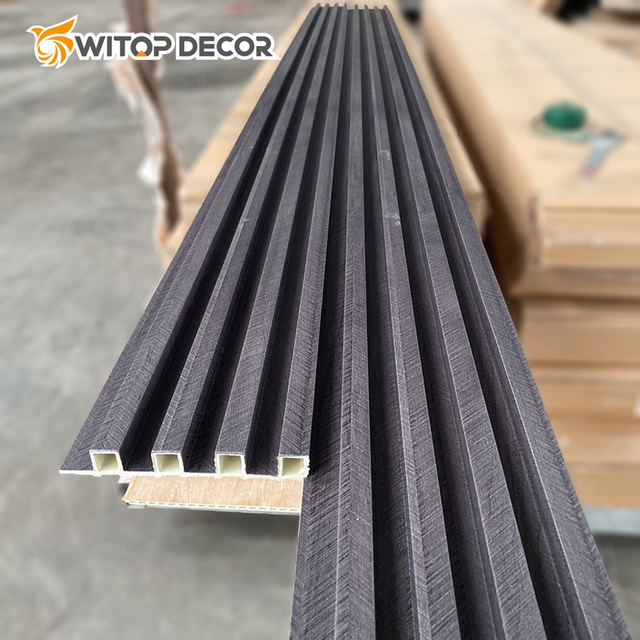 WPC Wall Indoor Cladding Panel Anti-Corrosion Nut Tree Film