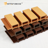 Factory Outdoor Wood Plastic Composite Cladding Fluted Wall Board