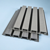 Anti-UV Large Groove Outdoor Decorative WPC Wall Panels