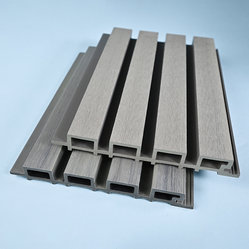 Anti-UV Large Groove Outdoor Decorative WPC Wall Panels