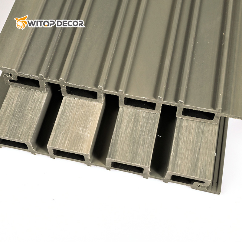 Easy Install Exterior Wall Panel WPC Wall Cladding for Decoration