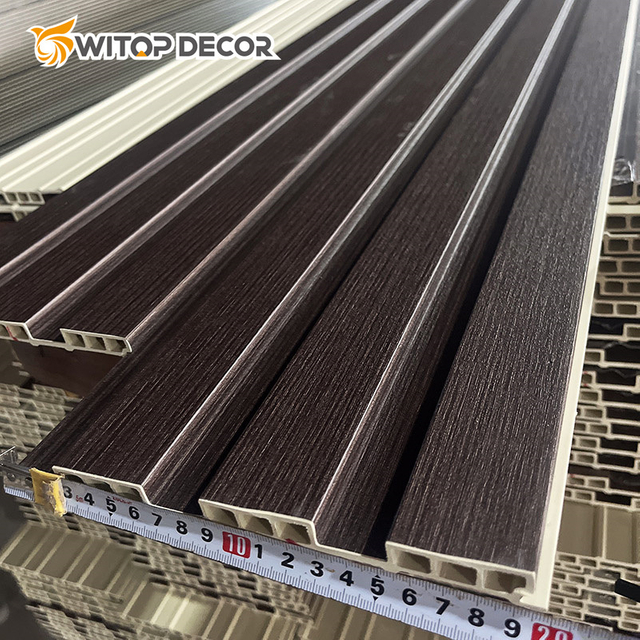 Custom Interior Decorative Strip Wood Alternative WPC Wall Panel