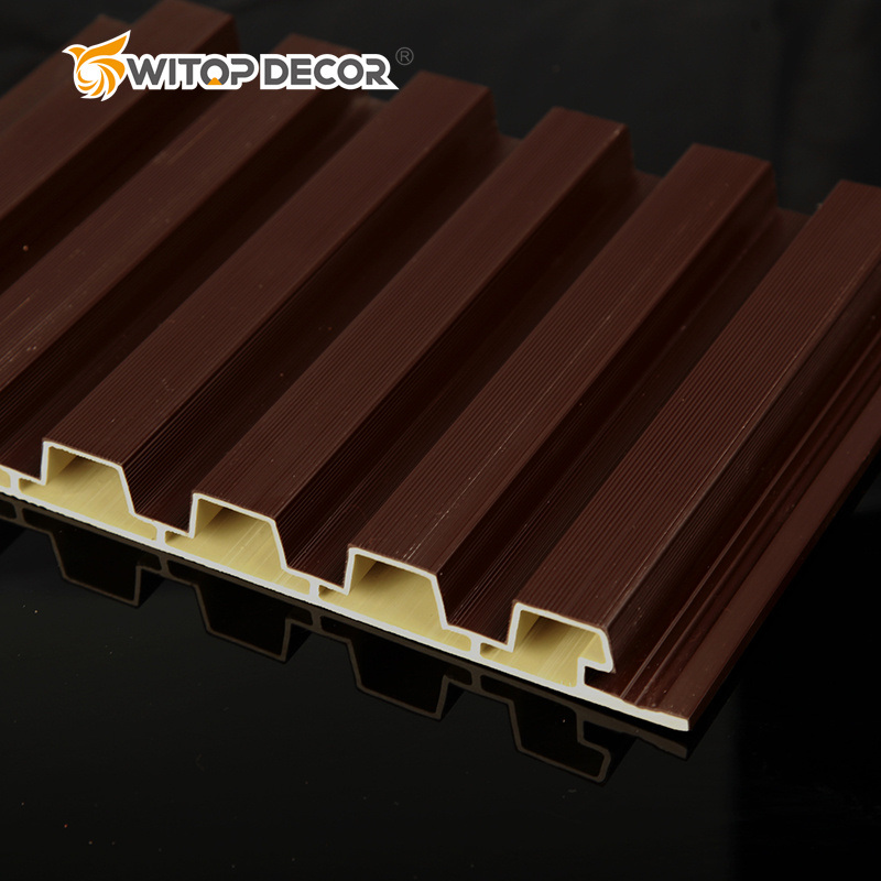 Factory Wholesale Price Fluted Wall Panel WPC Exterior Cladding