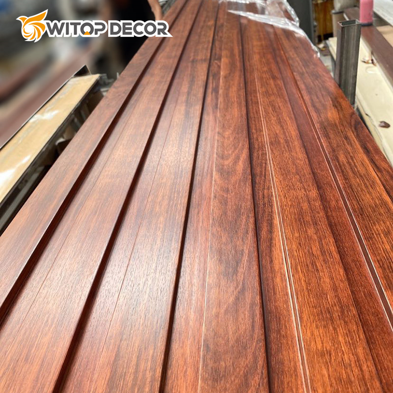 China Factory Wholesale Indoor Decorative Fluted WPC Wall Panel