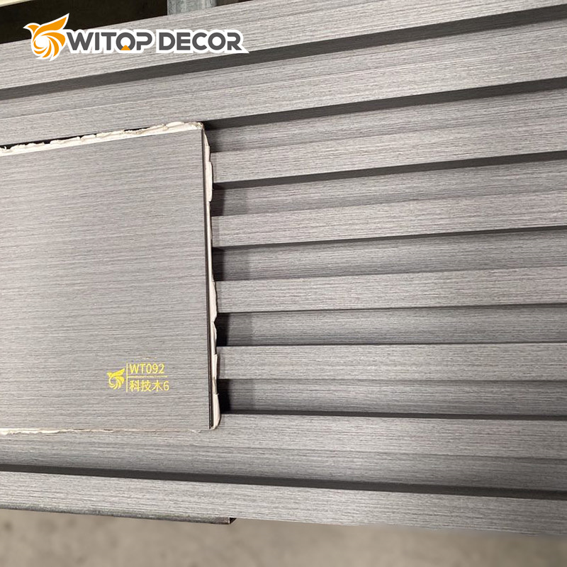 Waterproof Interior Fireproof 3D WPC Wall Panel for Home