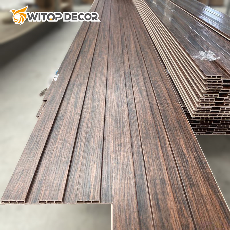 Wood Plastic Composite WPC Wall Cladding Wood Grain Panels