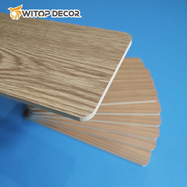 TV Background Decoration Bamboo Charcoal Wood Veneer Plate Sheet WPC Wall Cladding Panel