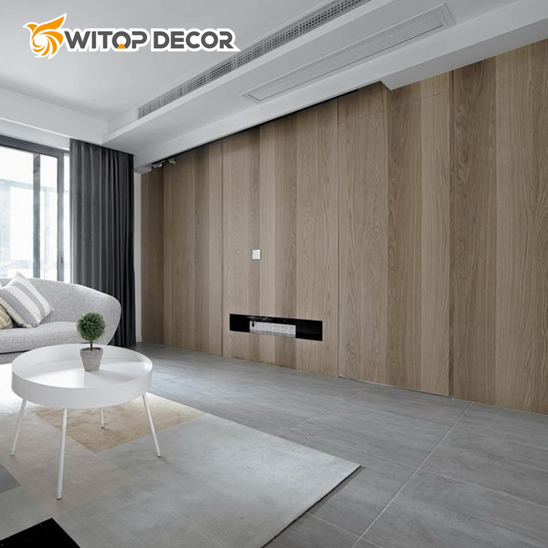 2023 Witop WPC Hot Sale 3D WPC Wall Panel Wall Cladding Bamboo Charcoal Wood Veneer
