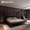 Customized Wood Veneer Bamboo Charcoal 3D Decor Bamboo Charcoal Veneer for Interior