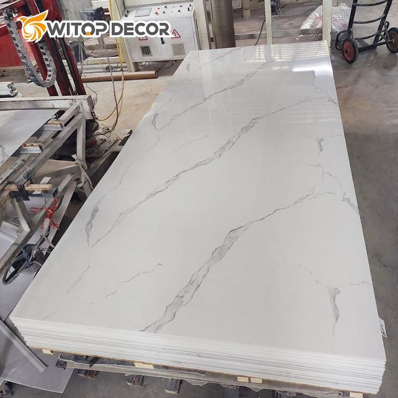 Custom Waterproof 4FT*8FT PVC Marble Design Sheet Plastic Board for Decor
