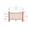 High Quality WPC Building Material Garden Fence