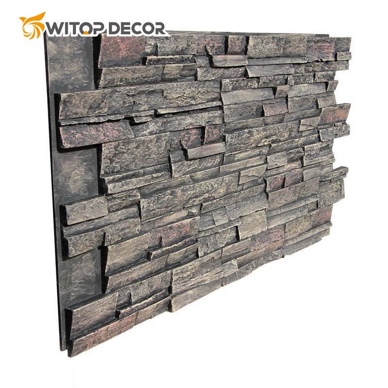 Popular Waterproof PU Stone Panel Polyurethane Wall Panel