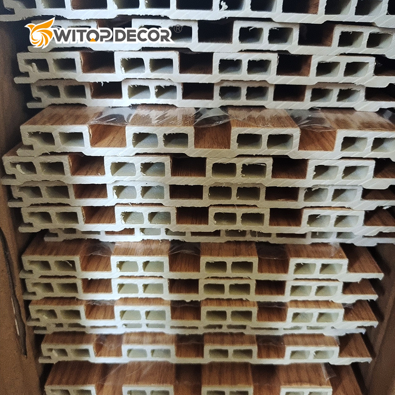 High Quality Indoor Decoration WPC Fluted WPC PVC Wall Panel