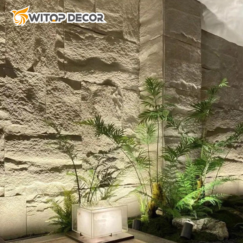 Heatproof PU Outdoor Wall Rock Stone