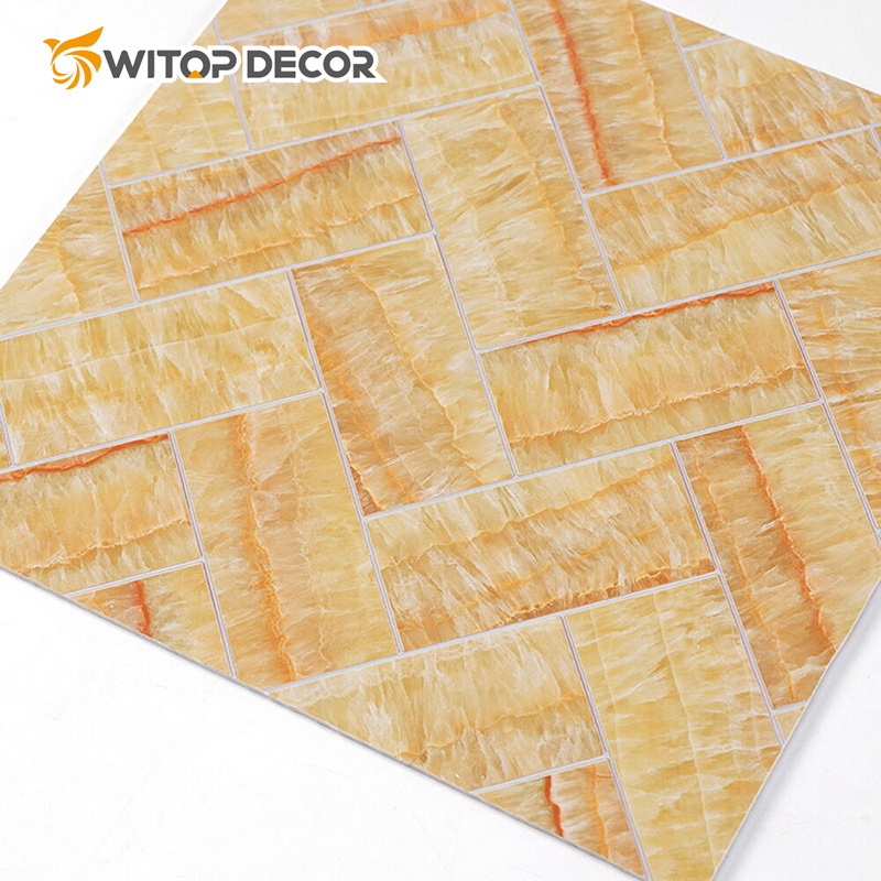 2.5mm 3mm PVC Marble Sheet, UV Coating PVC Wall