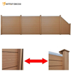 Outdoor WPC Wood Plastic Composite Building Material Fence