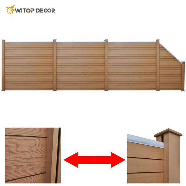 Outdoor WPC Wood Plastic Composite Building Material Fence