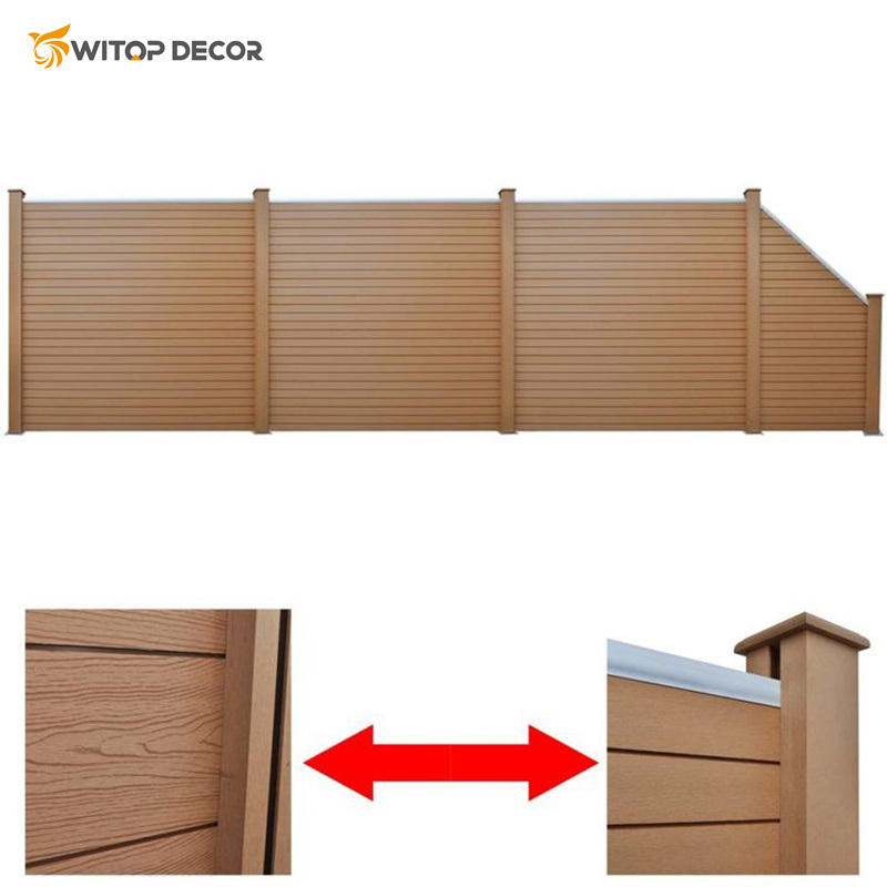 Outdoor WPC Wood Plastic Composite Building Material Fence