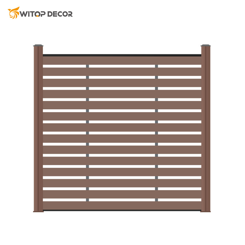 Outdoor WPC Wood Plastic Composite Building Material Fence