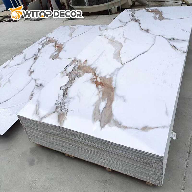 High Gloss Marble Texture UV MDF