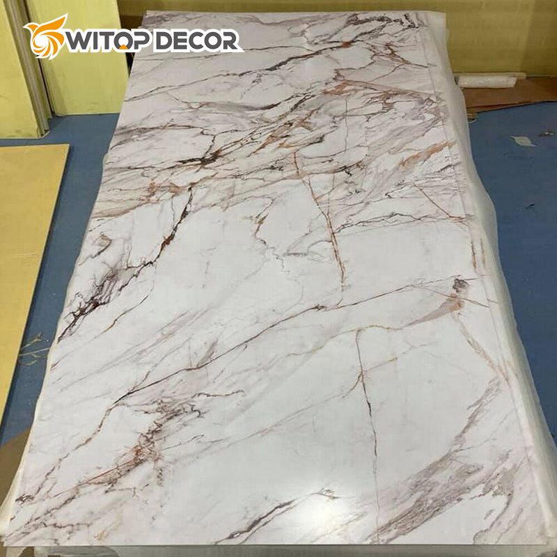 Chinese Supplier PVC Marble Sheet UV Marble Sheet