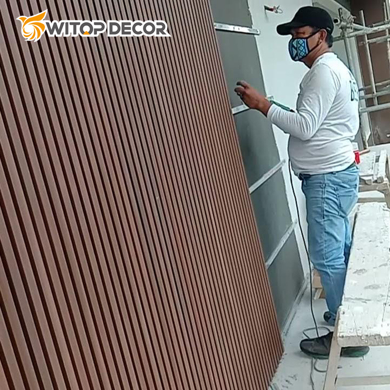 Outdoor Wood Plastic Composite WPC Wall Panel WPC Cladding