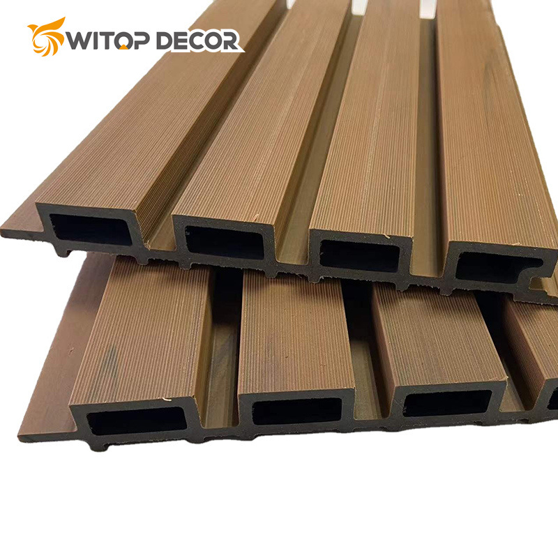 WPC Wall Cladding Fluted WPC Wall Panel Outdoor Wall Panel