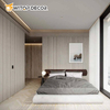 3D PVC WPC Decorative Wall Panel Eco-Friendly Bamboo Fiber Wood Veneer