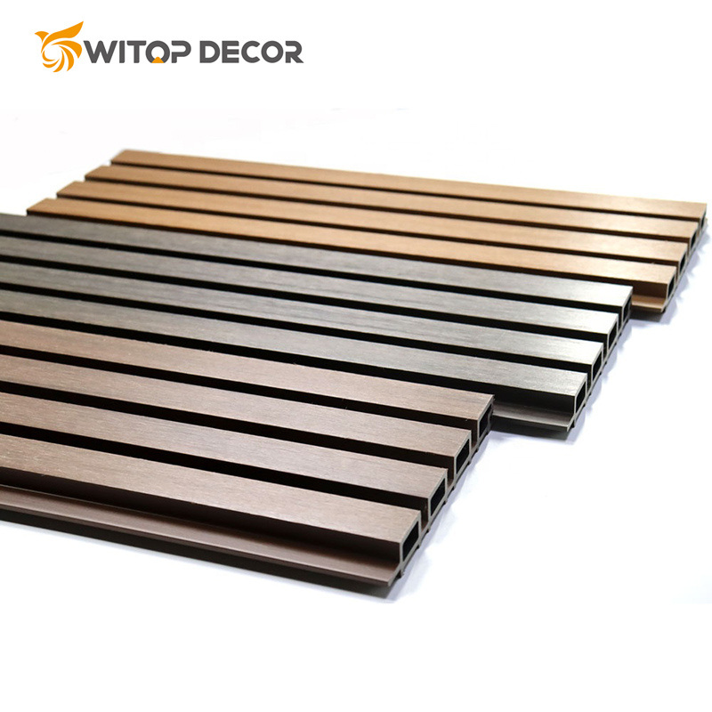 Exterior Anti-Rot Outdoor Wood Plastic Composite WPC Wall Cladding