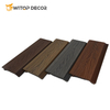 China Factory Exterior Wall Panel Decoration WPC 3D Embossed WPC Wall Cladding