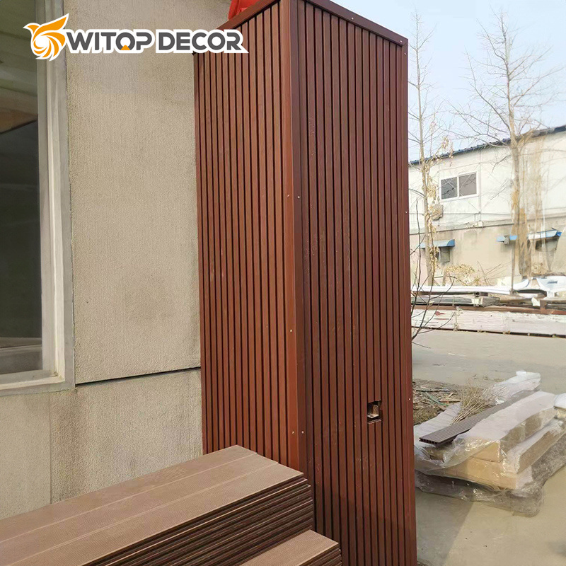 Outdoor Co Extrusion WPC Wall Panel Flexible Wall Cladding Panel for Exterior Wall
