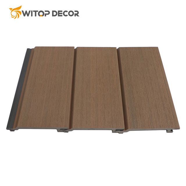Outdoor Composite Wall Panel Exterior WPC Wood Plastic Composite Co Extrusion Wall Cladding