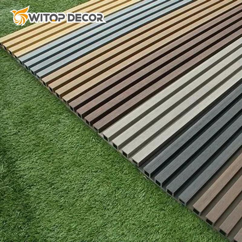 WPC Wall Panel Decoration Exterior Composite WPC Wall Cladding for Outdoor Wall Decoration