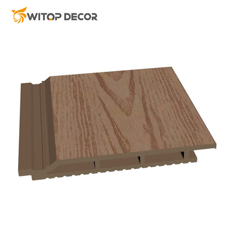 3 mm External Outside WPC Decorative Wall Cladding Panels High Quality Good Price Raw Wood Color